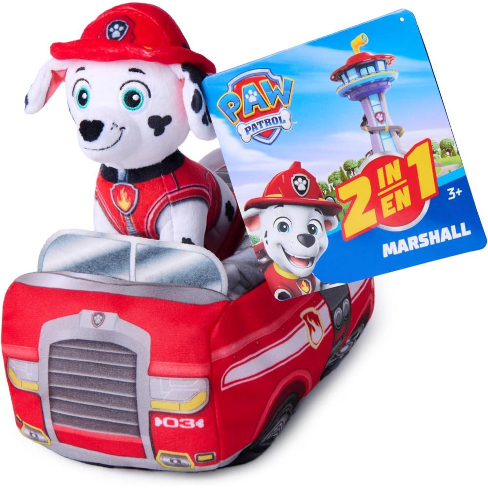 Paw Patrol Plush Vehicle Marshall Paw Patrol Yallatoys