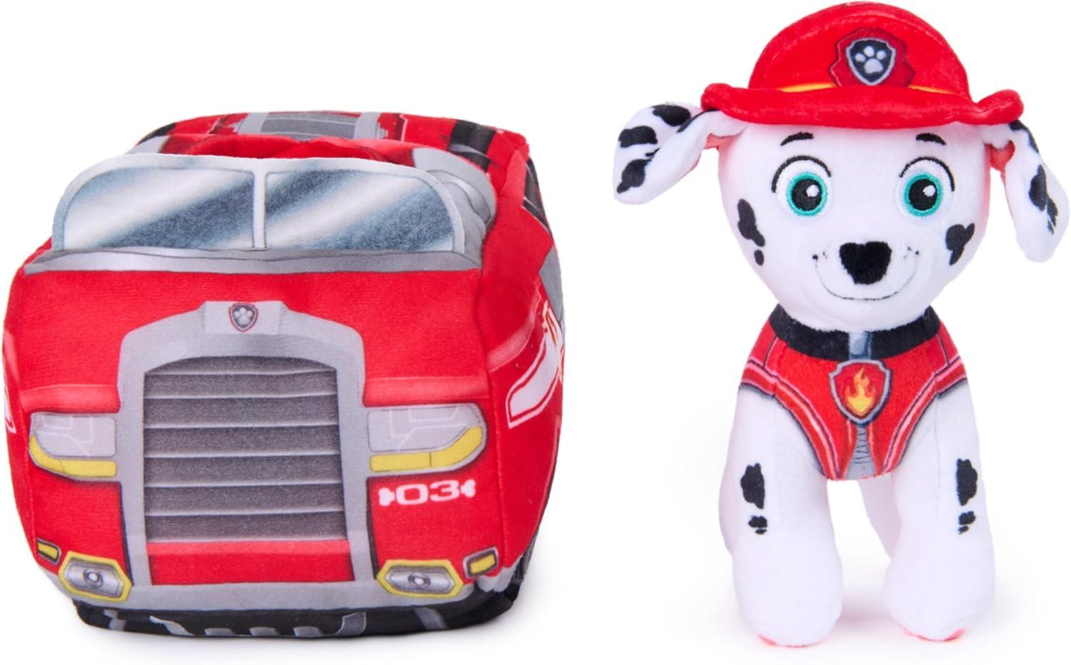 Paw Patrol Plush Vehicle Marshall Paw Patrol Yallatoys