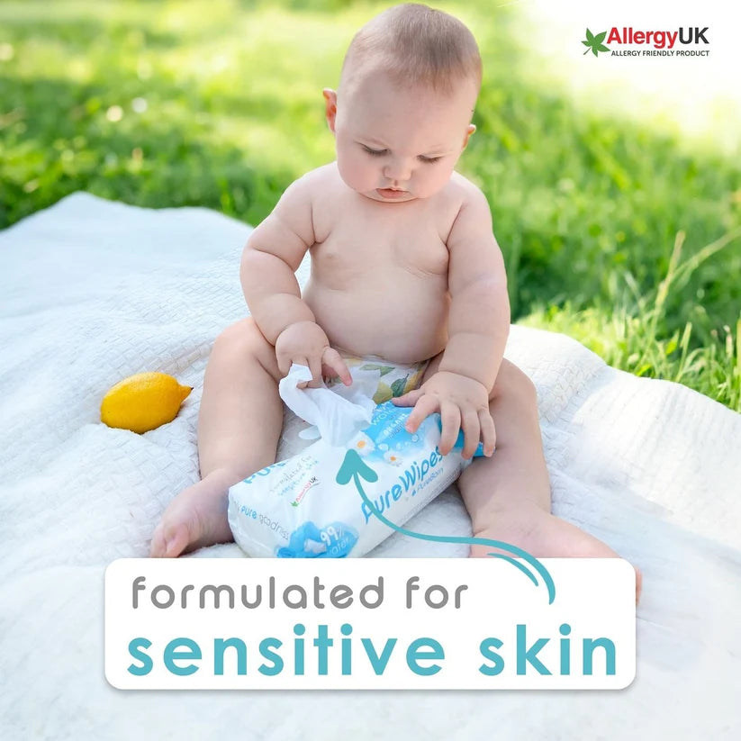 Pureborn Baby Wipes Infused with Organic Chamomile 720 Wipes Pure Born Yallatoys