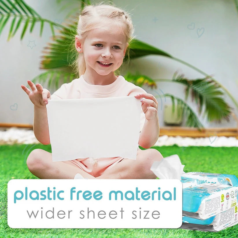 Pureborn Baby Wipes Infused with Organic Chamomile 720 Wipes Pure Born Yallatoys