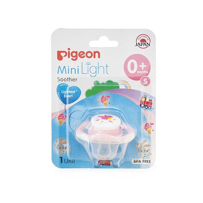 Pigeon Minilight Pacifier Single S  Girl (Sold Separately Subjected to Availability) Pigeon Yallatoys