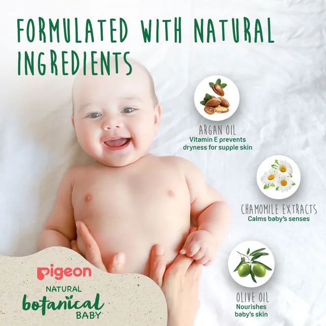 Pigeon Natural Botanical Baby Milky Lotion 200ml Pigeon Yallatoys