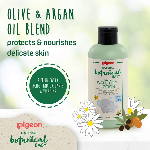Pigeon Natural Botanical Baby Water Gel Lotion 200ml Pigeon Yallatoys