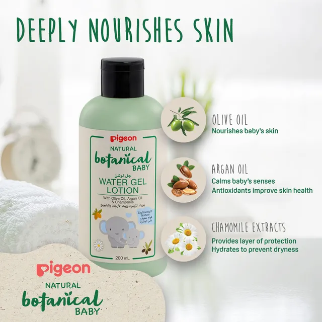Pigeon Natural Botanical Baby Water Gel Lotion 200ml Pigeon Yallatoys