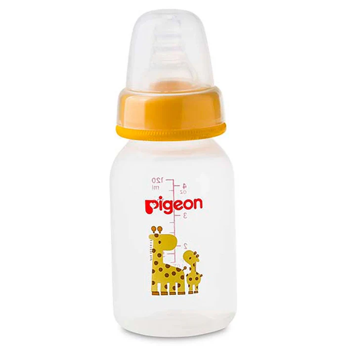Pigeon Plastic Bottle Sn 120 Ml Animals Assorted Designs (Sold Separately Subjected to Availability) Pigeon Yallatoys
