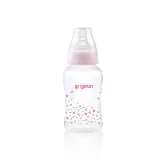 Pigeon Streamline Bottle 150 Ml Assorted Blue or Pink Star Pigeon Yallatoys