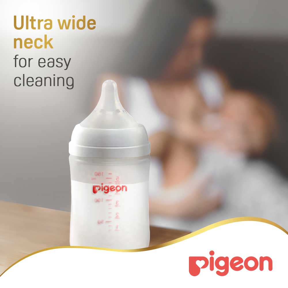Pigeon Softouch Wide Neck Nursing Bottle Plastic 160 ml Pigeon Yallatoys