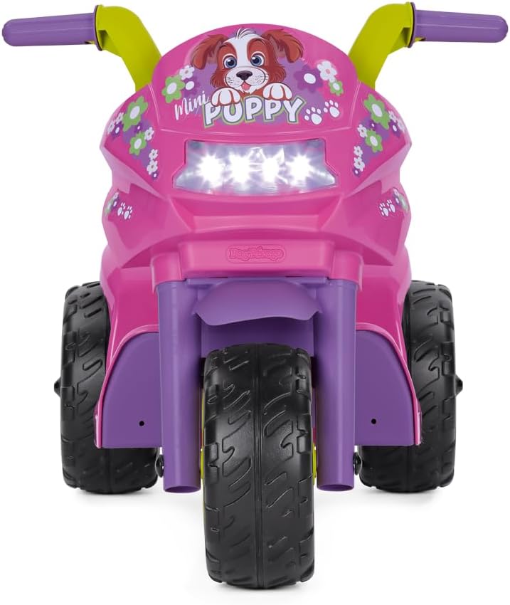 Peg Perego Mini Puppy Ride On Lights On