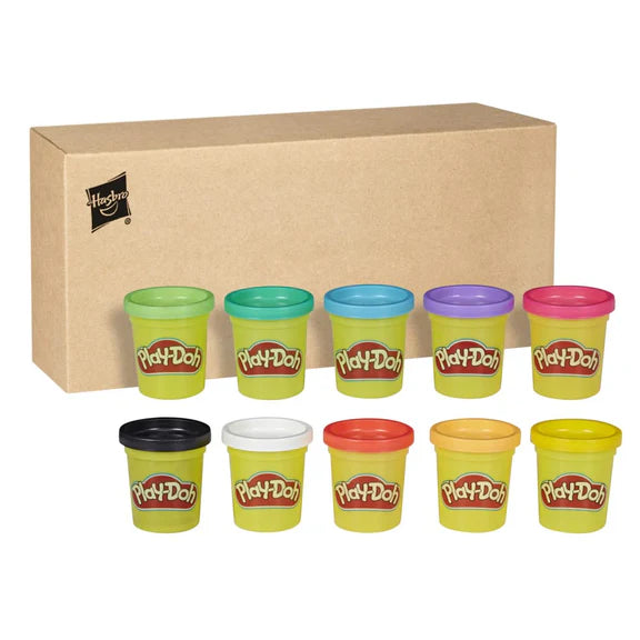 Play Doh 10 Pack of Non Toxic Modeling Compound Playdoh Yallatoys