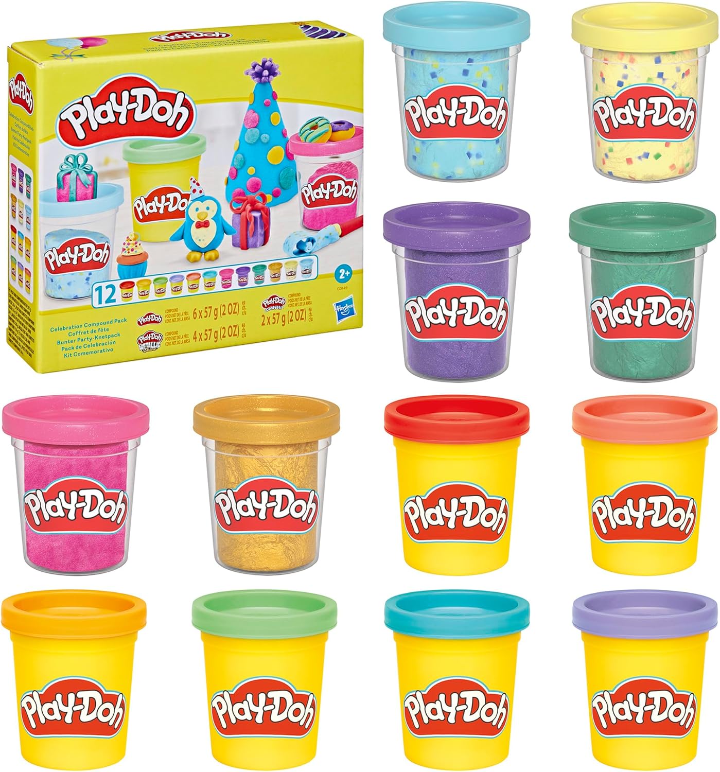 Playdoh 12 Pack Celebration Compound