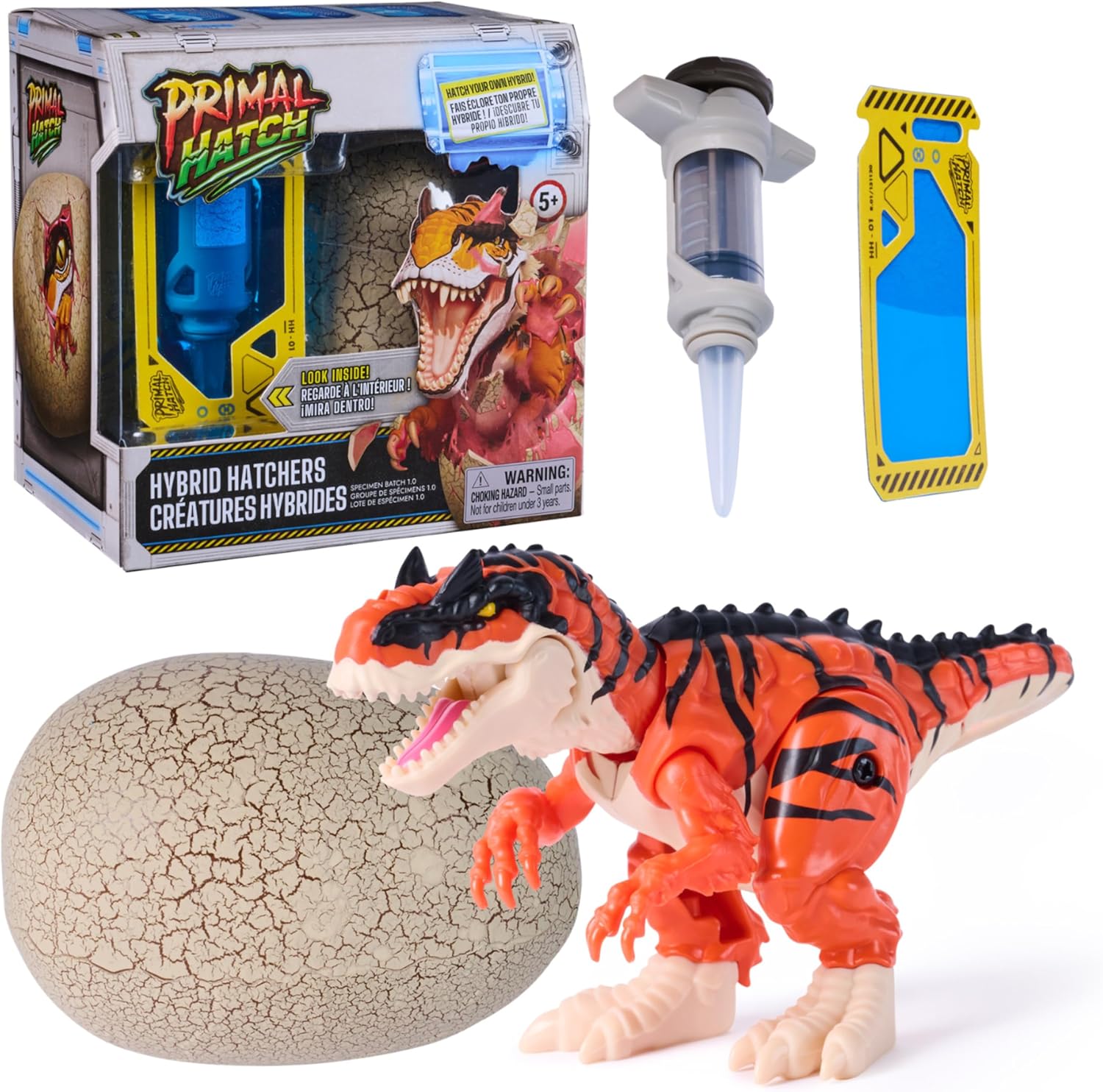 Primal Hatch Hybrid Hatchers Toy Dinosaur & Egg Mini Hybrid Hatching Dinosaur Primal Hatch Yallatoys