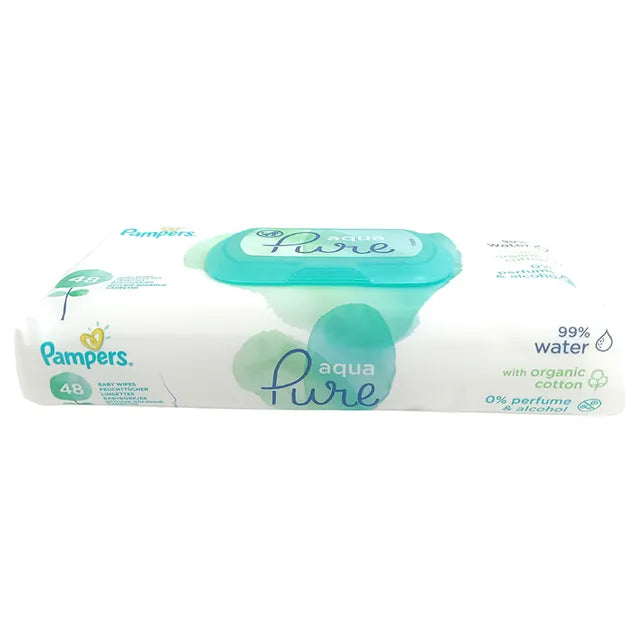 Pampers Aqua Pure Wipes 48s Pampers Yallatoys