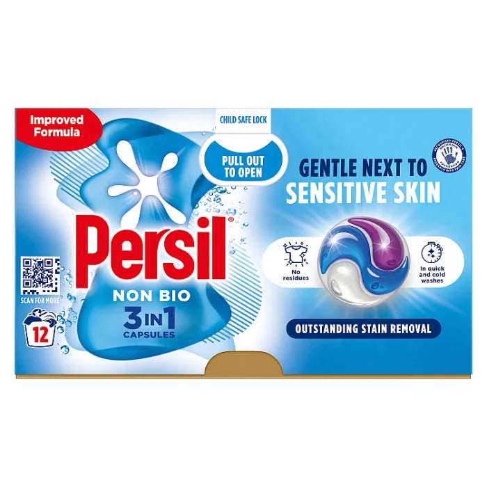 Persil Non-Bio 3in1 Laundry Capsules 12s Persil Yallatoys