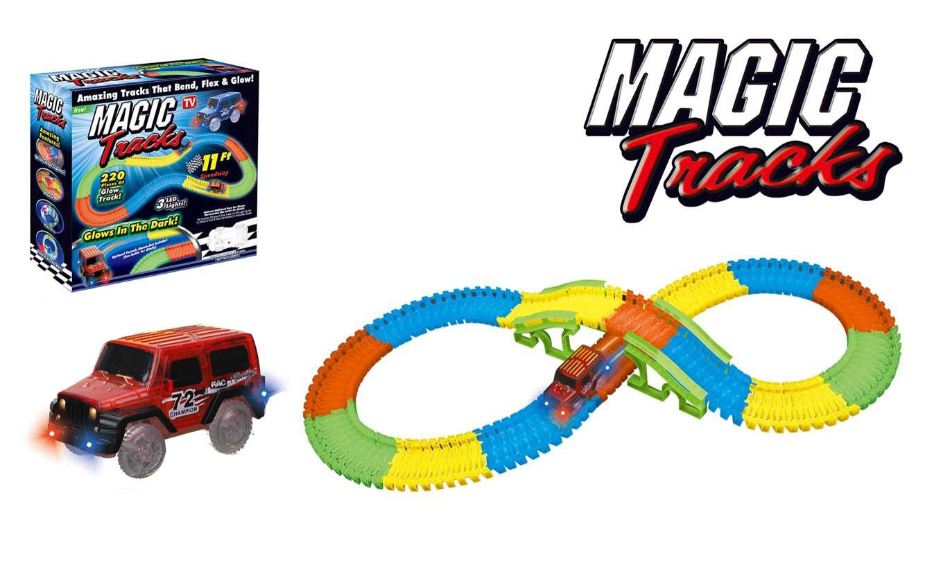 Power Joy Magic Track 220Pcs 11Ft Power Joy Yallatoys