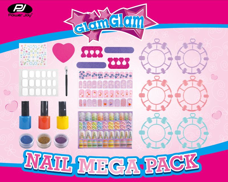 Power Joy Glamglam Nail Megapack Power Joy Yallatoys