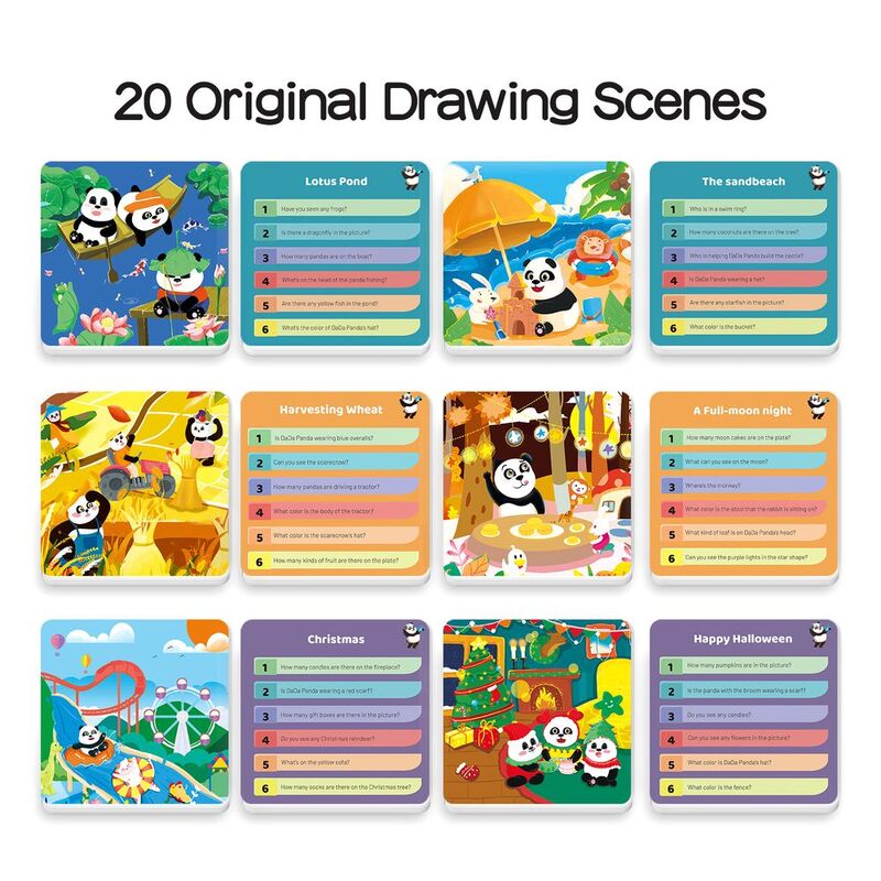 Panda Juniors Educational Flash Cards
