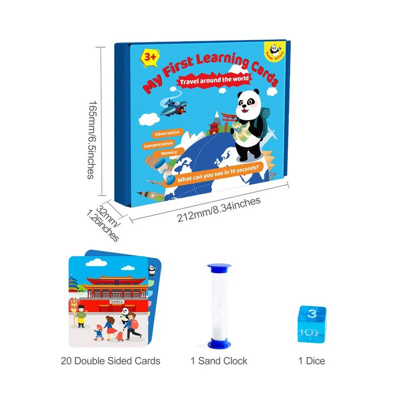 Panda Juniors Educational Travel Cards