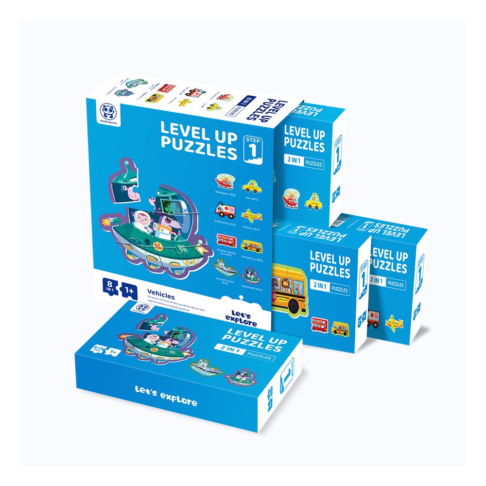Panda Juniors Traffic Puzzle Box