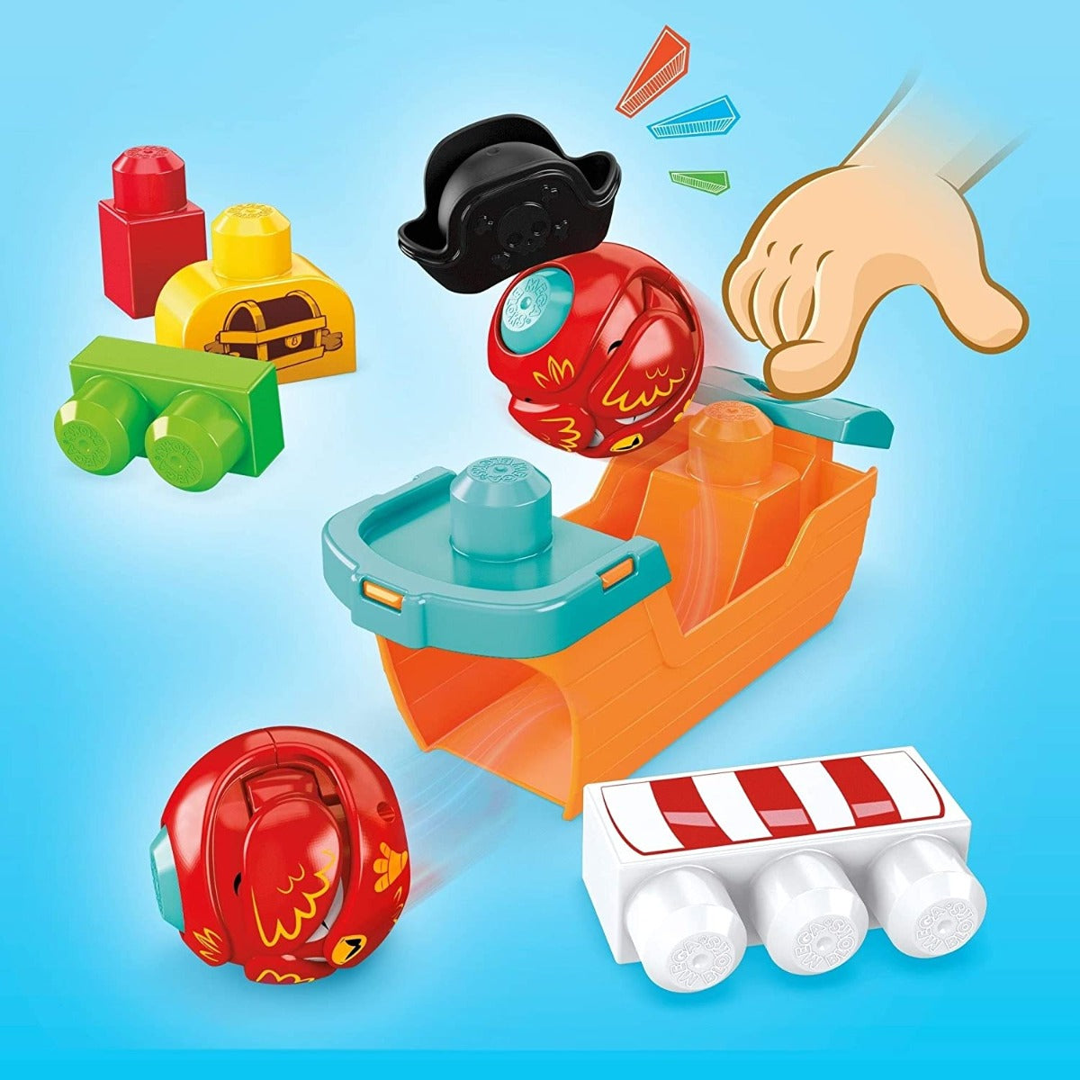 Peek A Blocks Pirate Ship