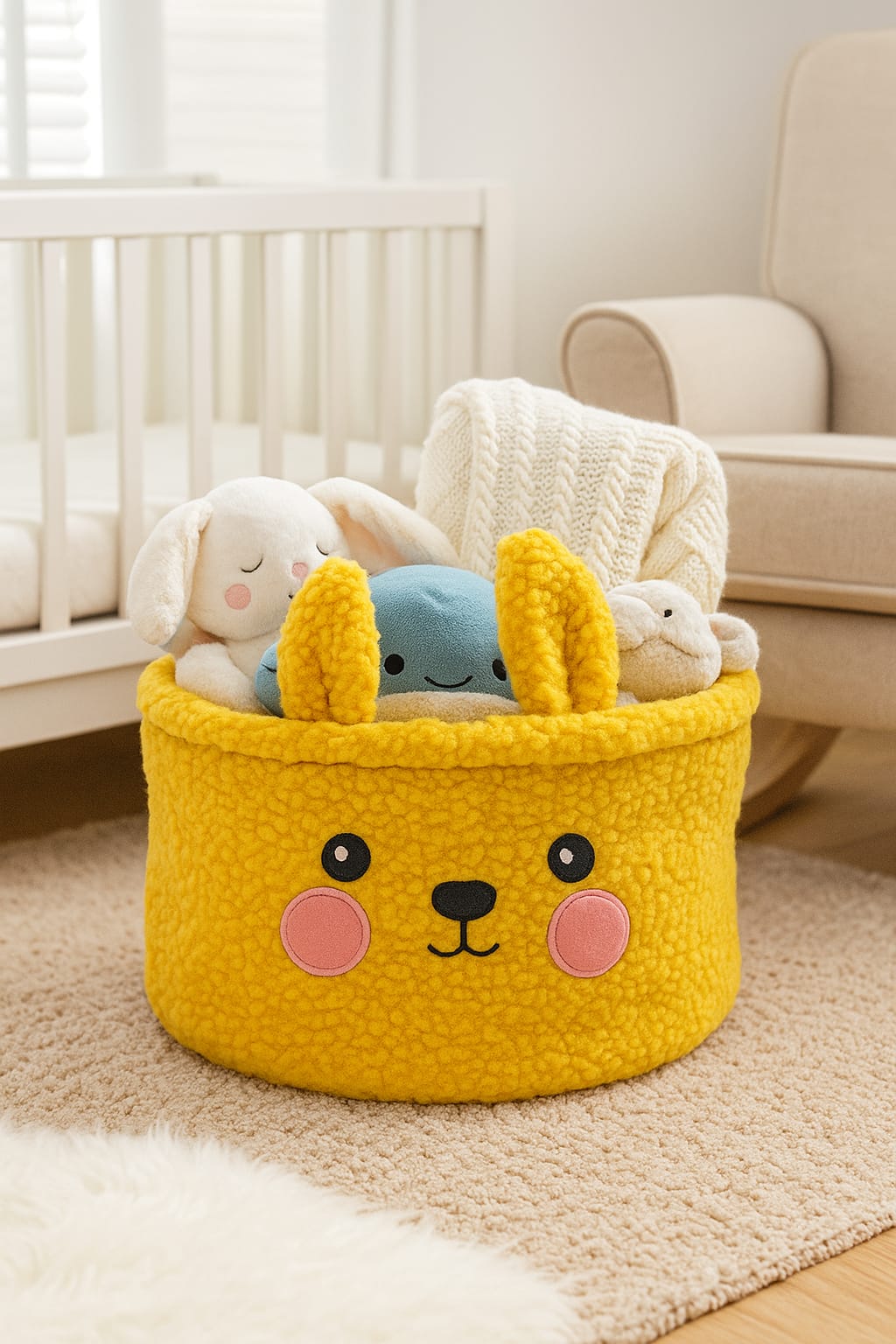 Peekaboo Pal Yellow Toy Tub