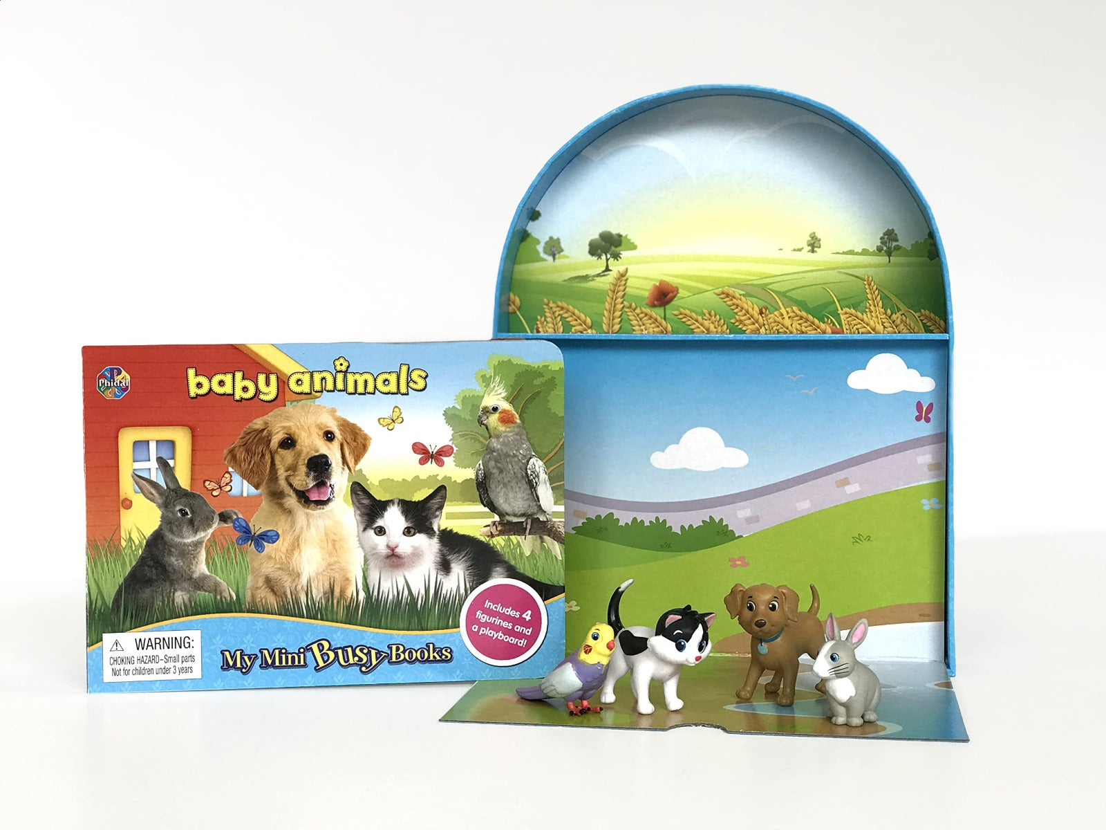 Phidal Baby Animals Busy Book set