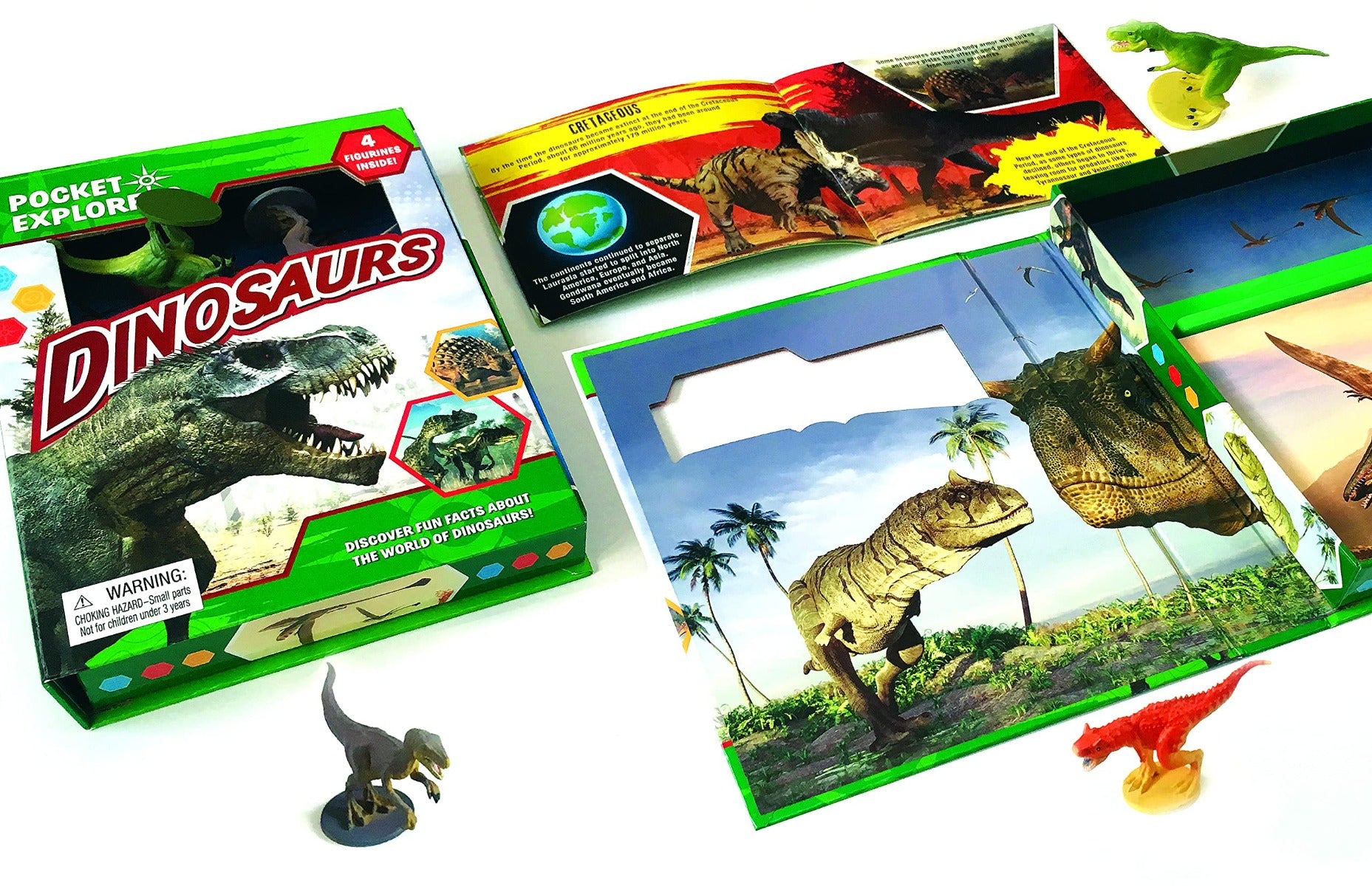 Phidal Dinosaurs Pocket Explorers fact book