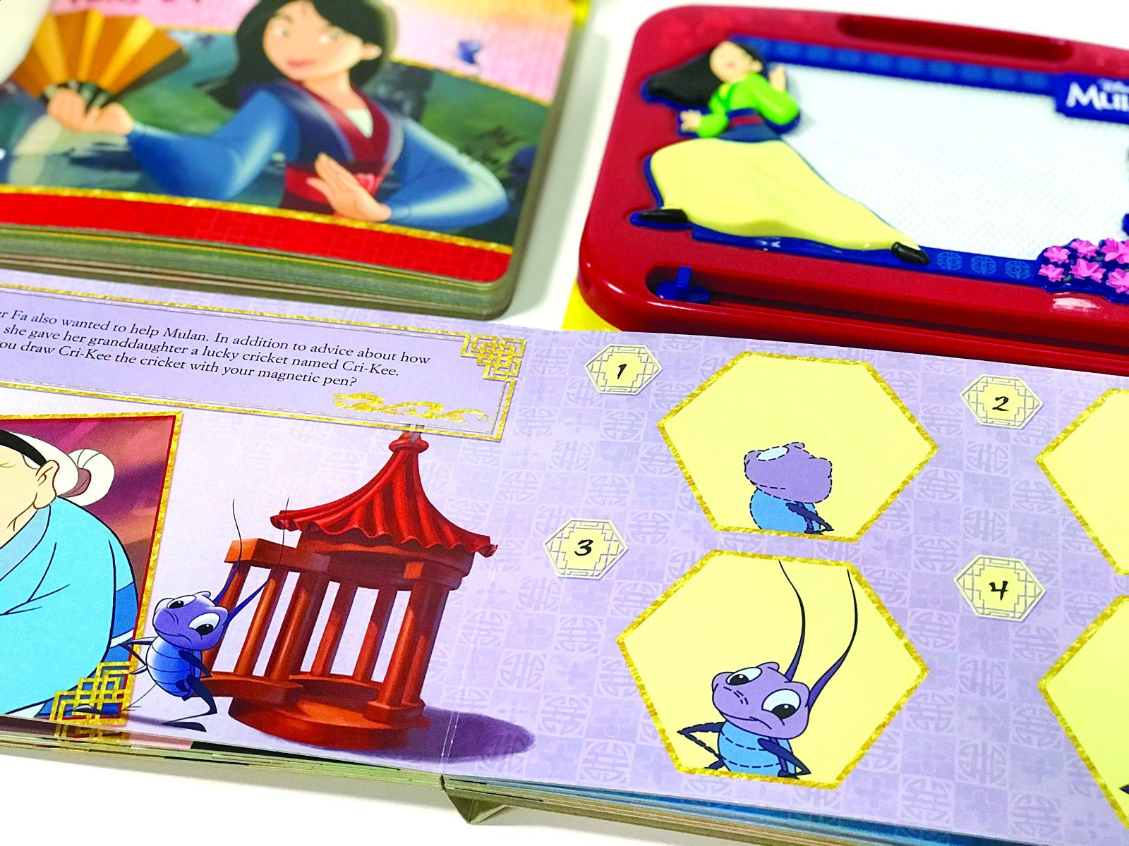 Phidal Disney Mulan draw and learn book