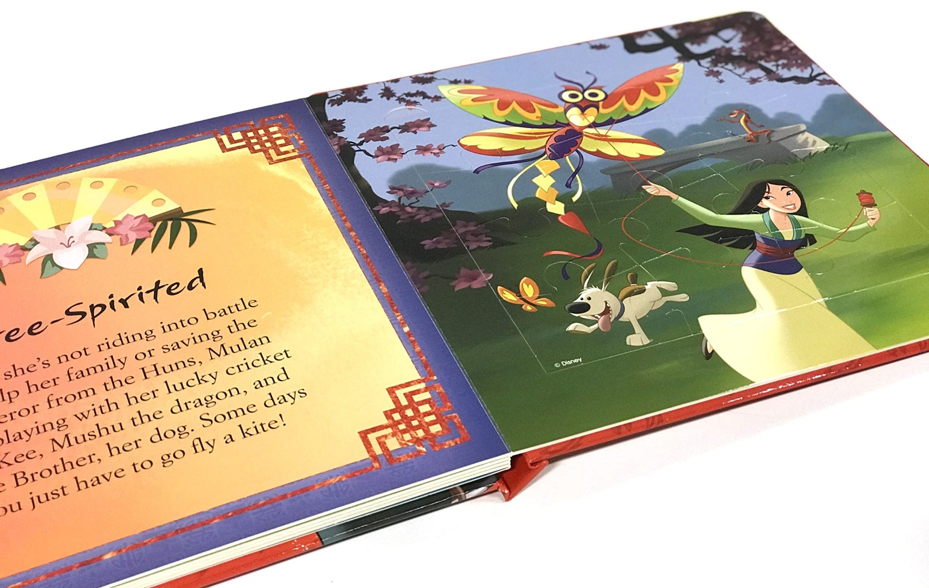 Phidal Mulan storybook and puzzle set