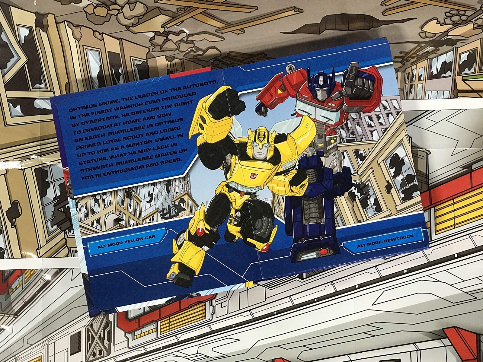 Phidal Transformers story and toys