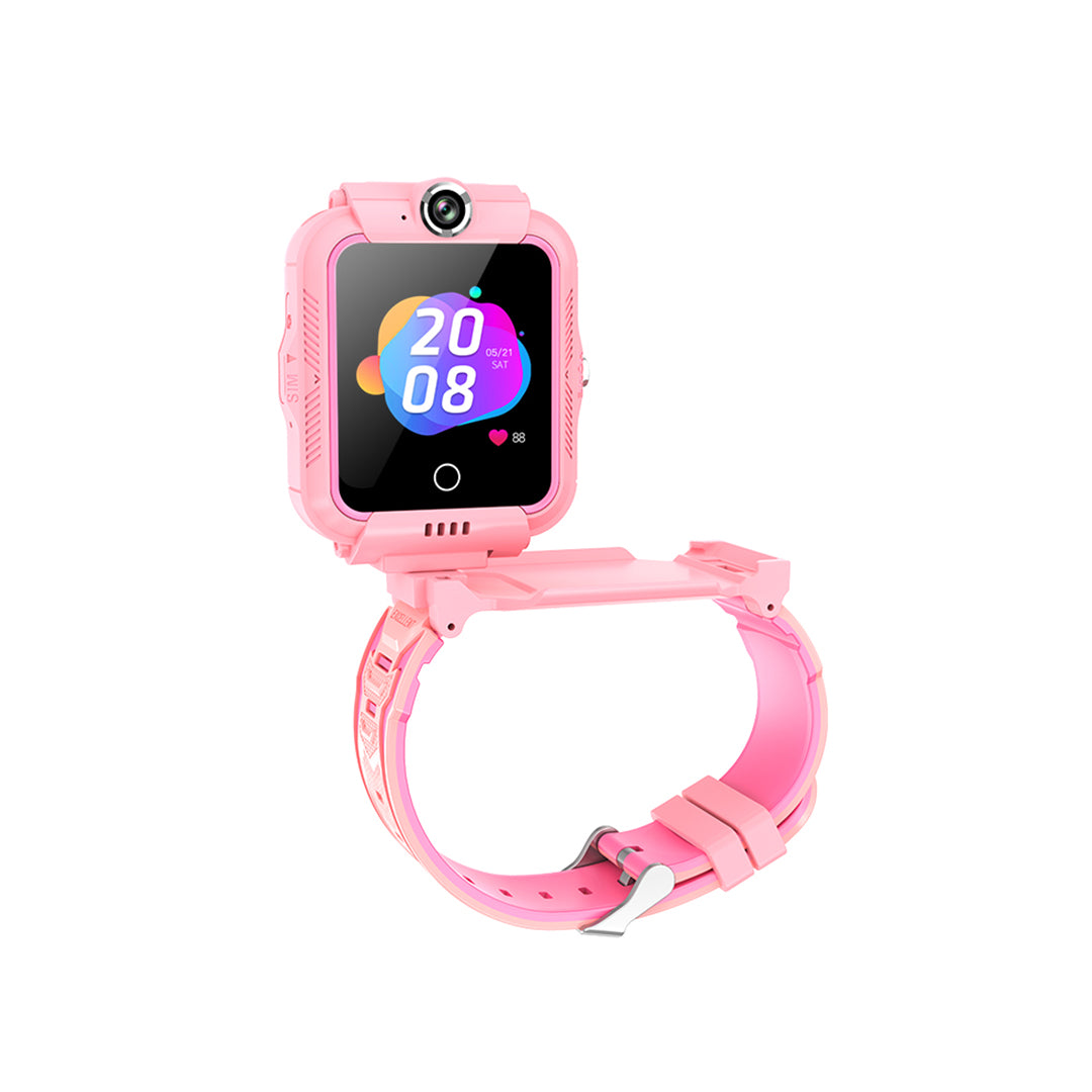 Pink Silicone Strap Kids Watch