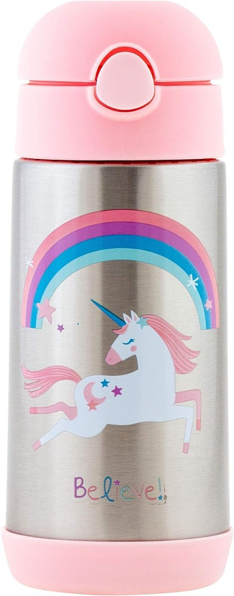 Pink Unicorn Double Wall Steel Bottle