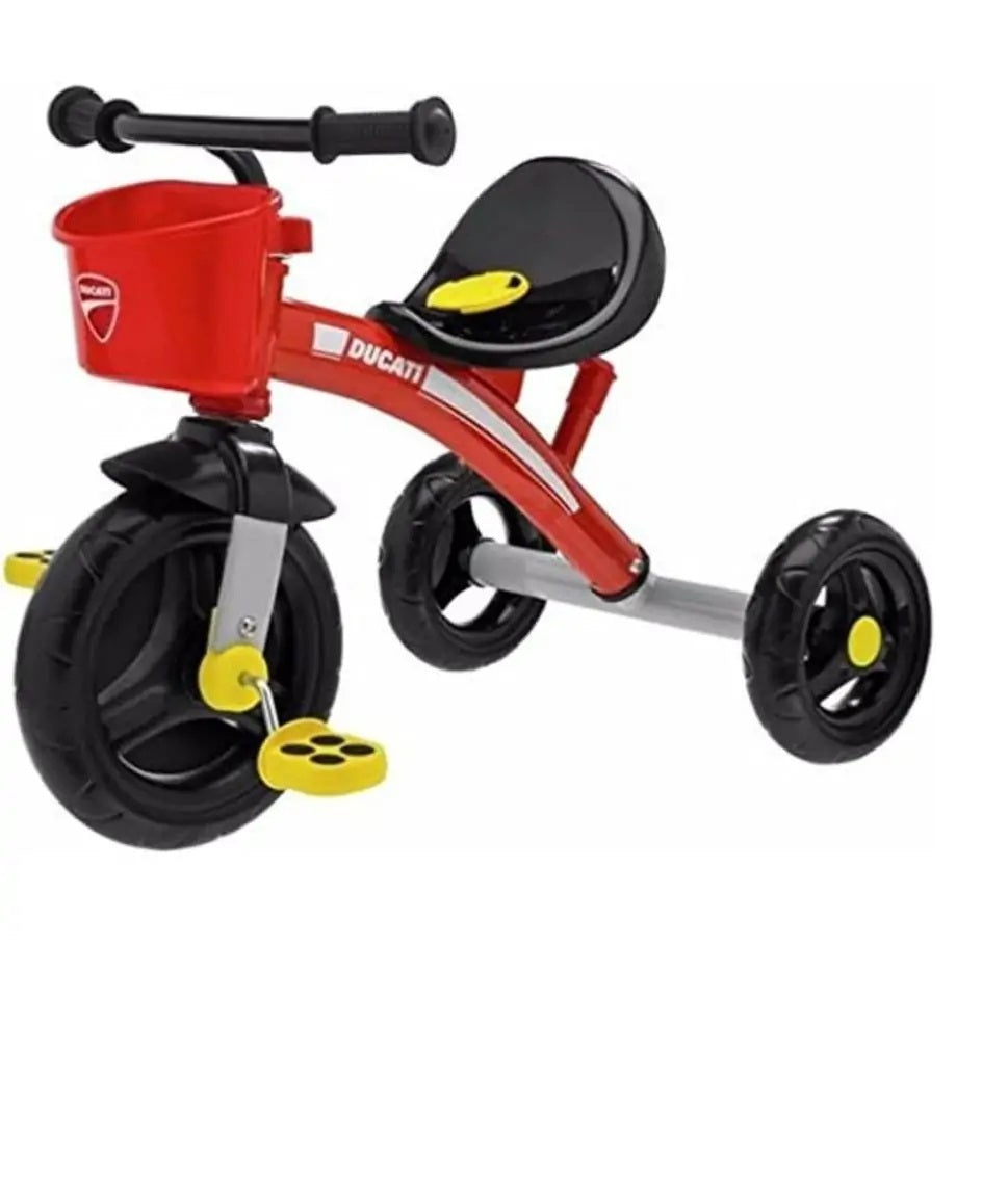 Pink and blue Chicco U-Go trike