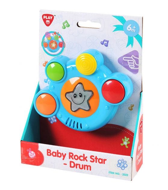 Playgo Baby Rock Star Drum Front View
