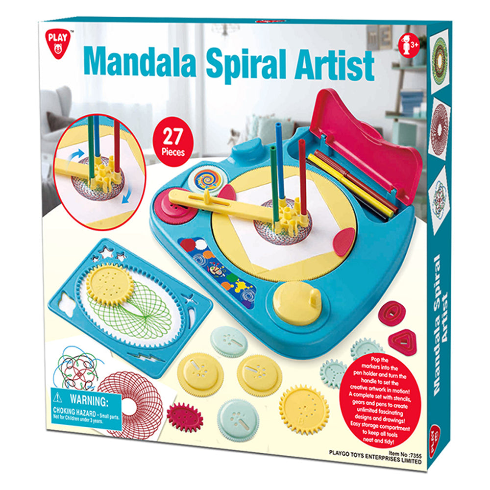 Playgo Mandala Spiral Artist Box