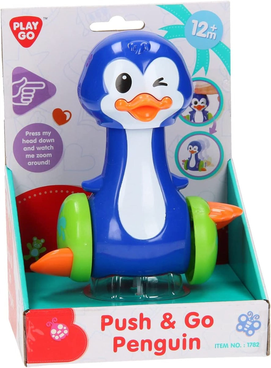 Playgo Push & Go Penguin Front View