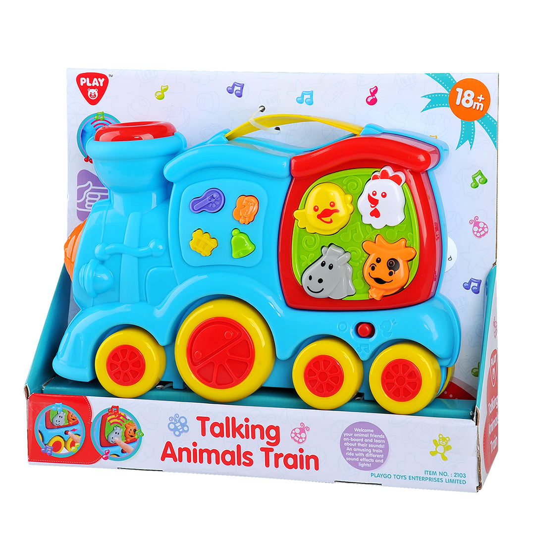 Playgo Talking Animals Train Packaging