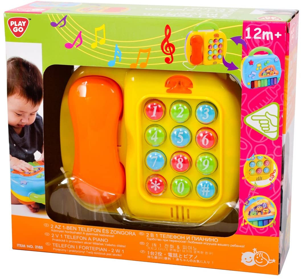 Playgo Telephone Piano Front View Display