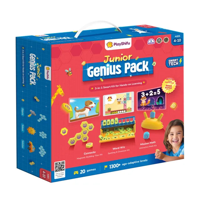 Plugo Count, Link, and Letters 3-in-1 STEM Set