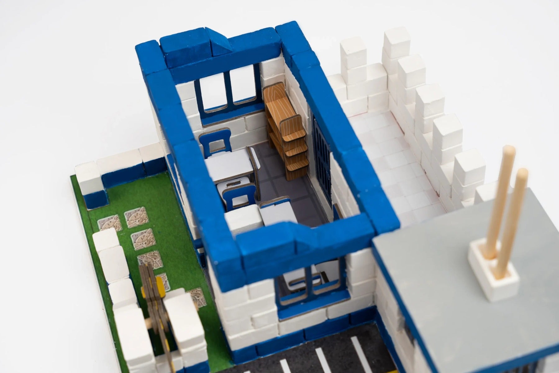 Police Station Building Blocks Set