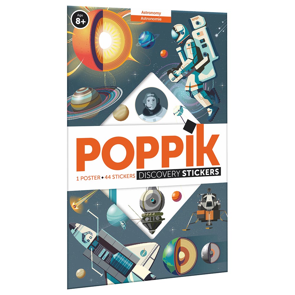 Poppik Discovery Sticker Poster Astronomy Set