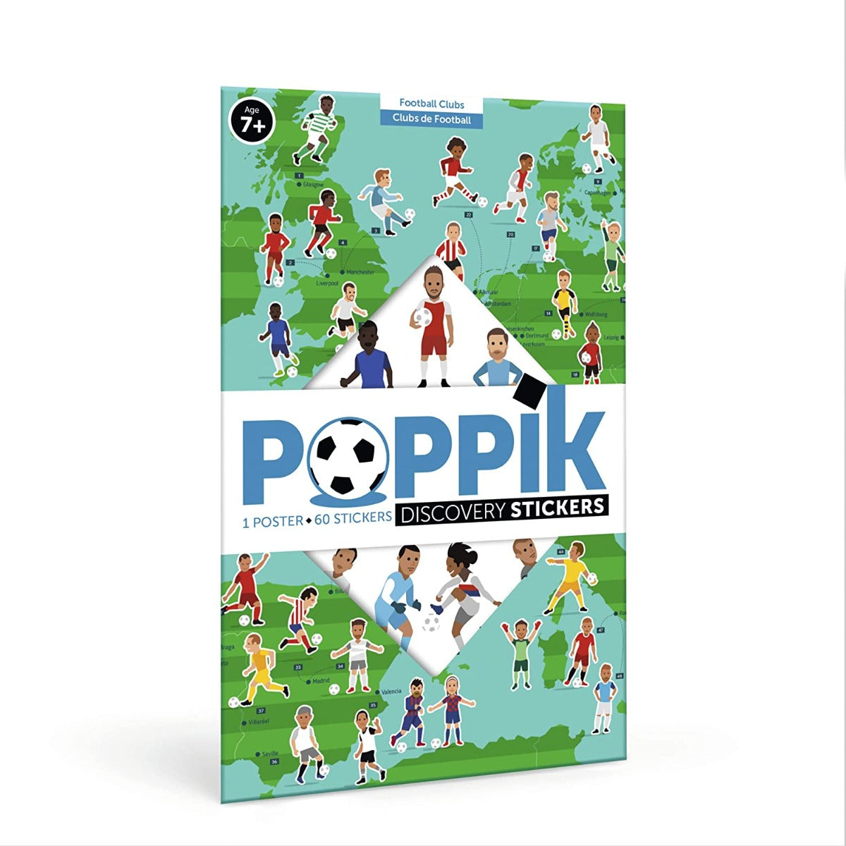 Poppik Educational Sticker Poster Football Theme