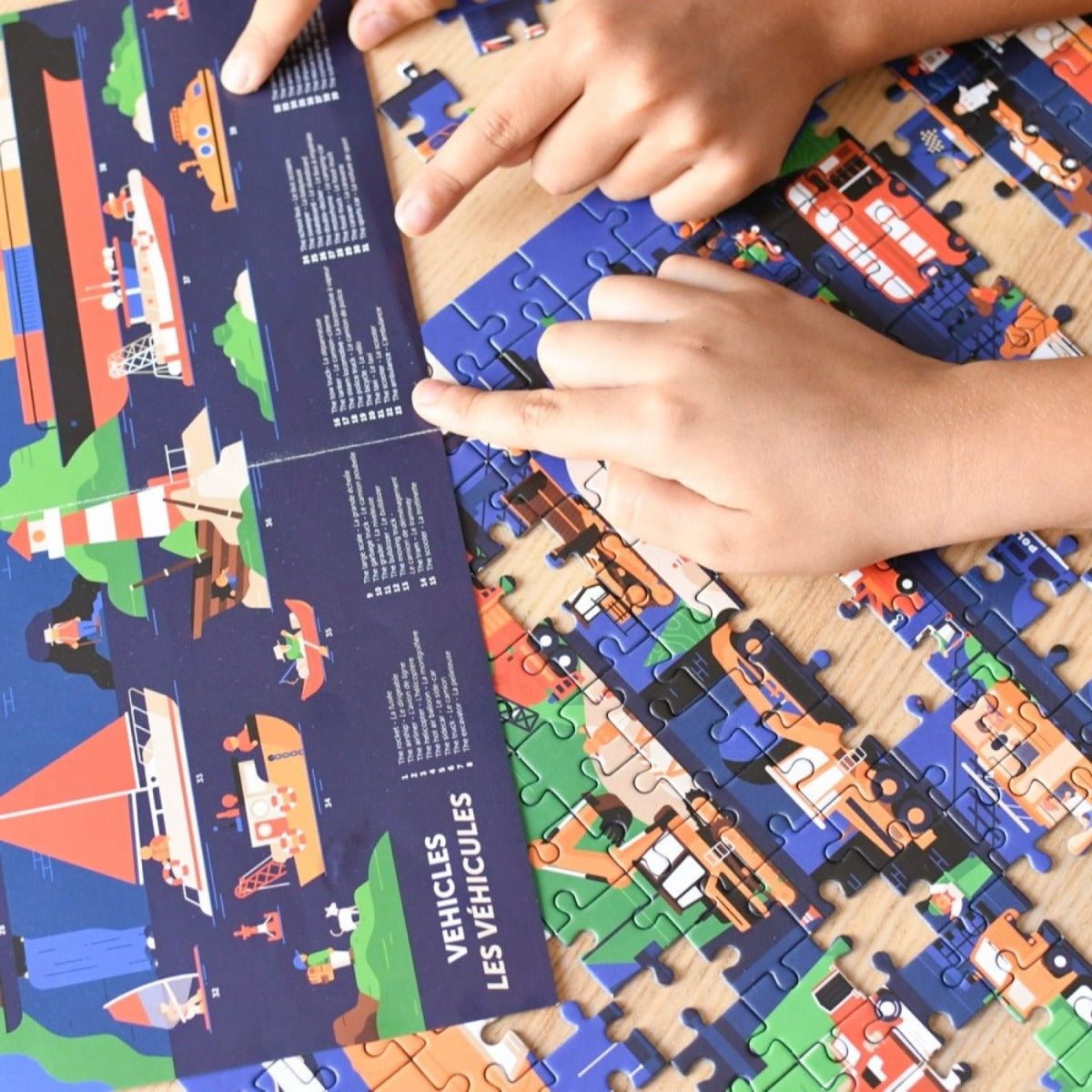 Poppik Illustrated Vehicles Jigsaw Pieces