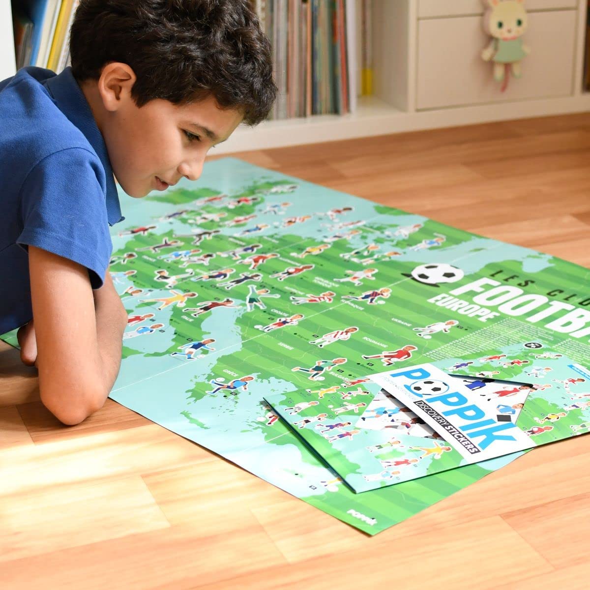 Poppik Large Format Football Poster for Kids