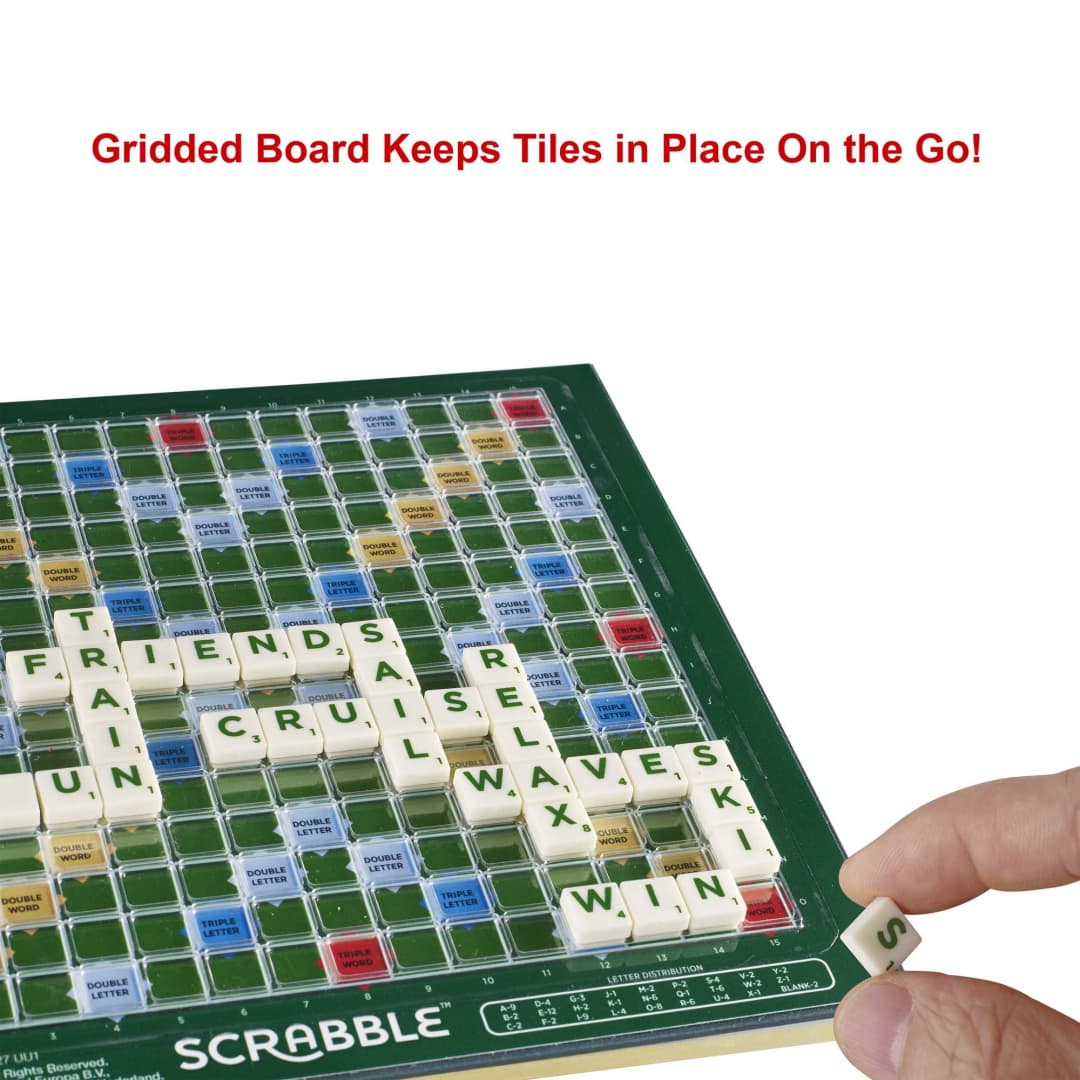 Portable Mattel Scrabble Card Game
