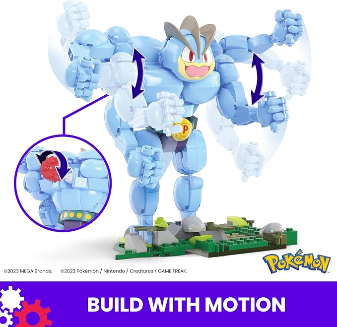 Poseable Machamp Pokemon Figure Build