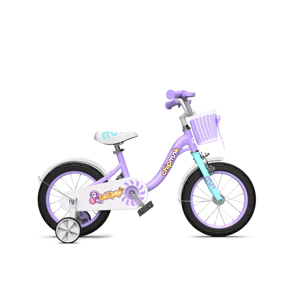 Purple Chipmunk 14-inch Kids Bike