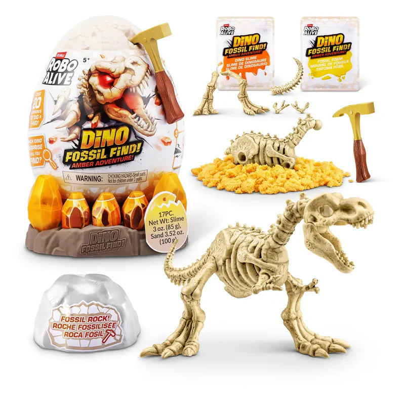 Robo Alive Fossil Find Amber Adventure Series 1 Assorted