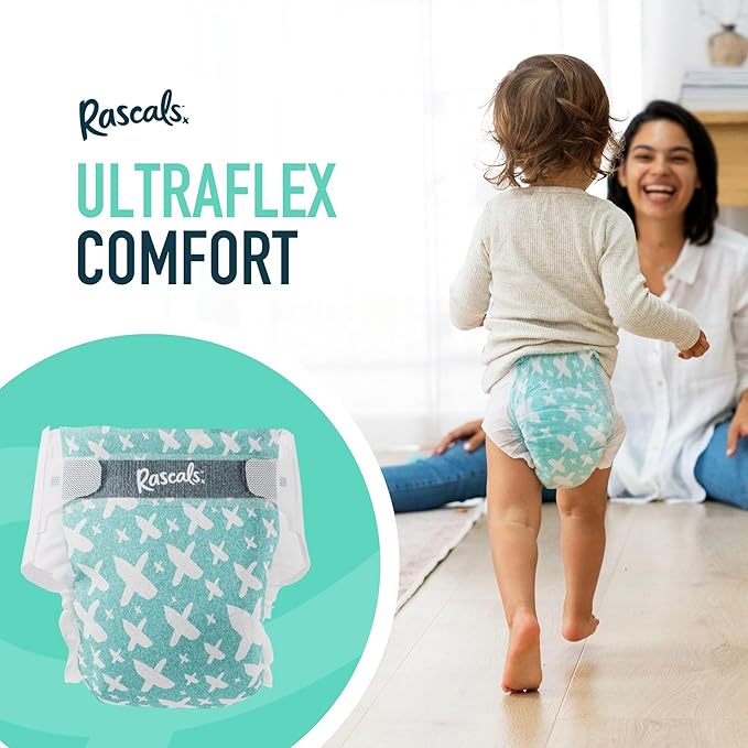 Rascals Premium Baby Diapers Jumbo Box - Size 4 - 10-15kg - 72Pcs