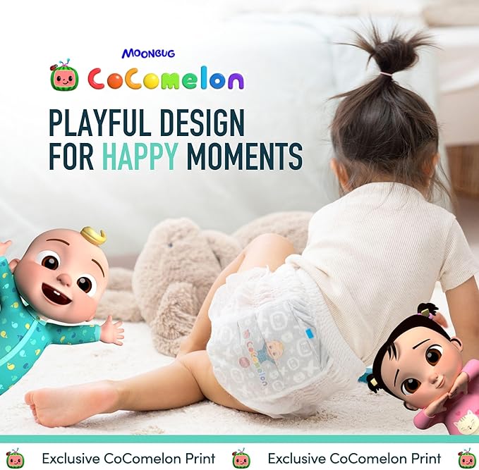 Rascals  Easy Pull Up Design Training Diaper Pants Cocomelon Edition Size-5-13-18Kg Jumbo Box 48Pcs