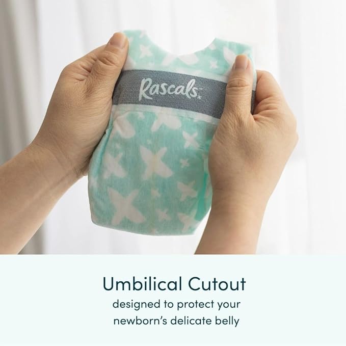 Rascals Premium Newborn Diapers - Size 0 - 1-4kg - 46Pcs